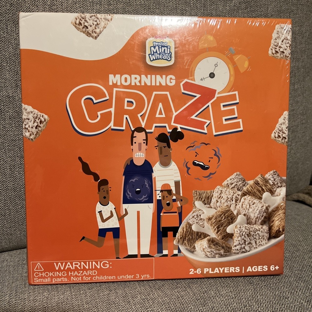 Frosted Mini Wheats Promotion Game "Morning Craze" -‎ New Sealed 2020 6 Years +